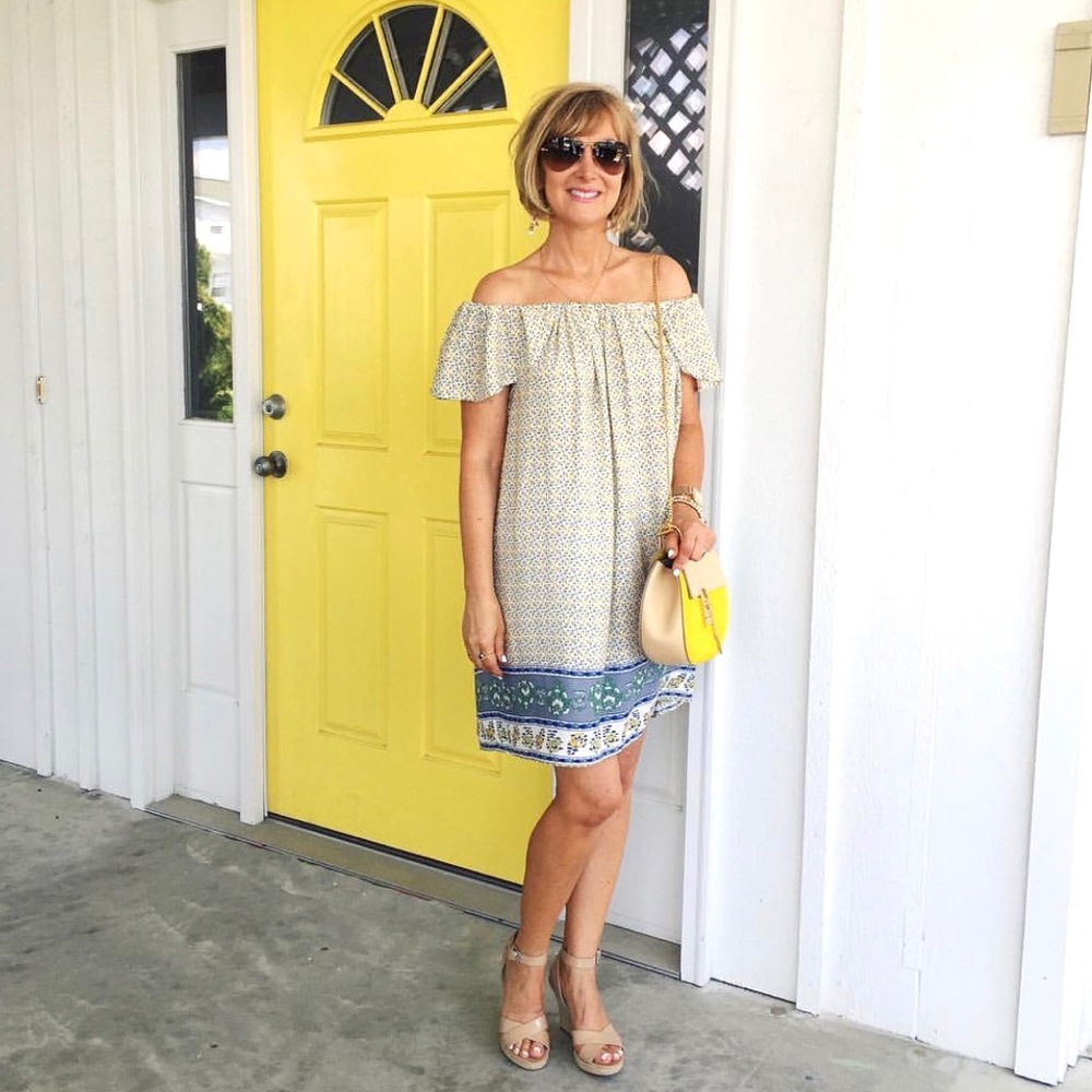 Esley Rayon OTS Dress